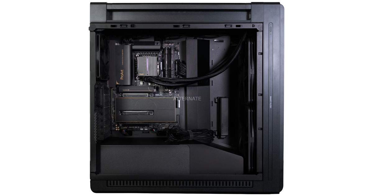 ALTERNATEWorkstation Ultra 9 Pc-systeem Powered by ASUS  (Core Ultra 9 285K | Intel Graphics | 64 GB | 4 TB SSD)