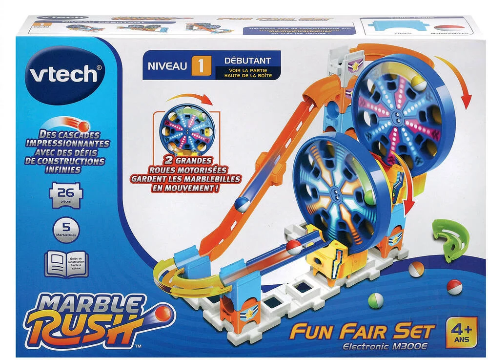 MARBLE RUSH - FUN FAIR SET ELECTRONIC M300E - CIRCUIT A BILLES