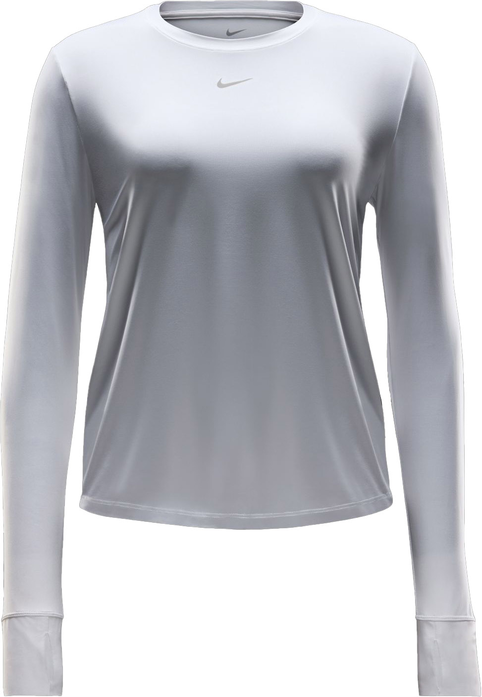 One Classic Long Sleeve Top Dame 100/White/Black