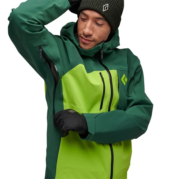 Veste de ski BLACK DIAMOND M RECON PRO STRETCH SHELL MOUNTAIN FOREST LINE GREEN
