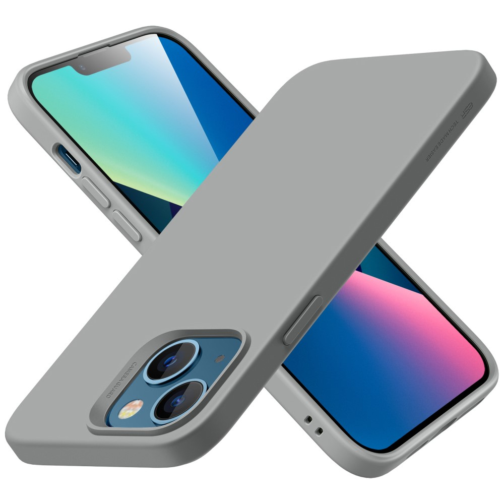 iPhone 13 Cloud Series Silikon Case Hülle - Grau