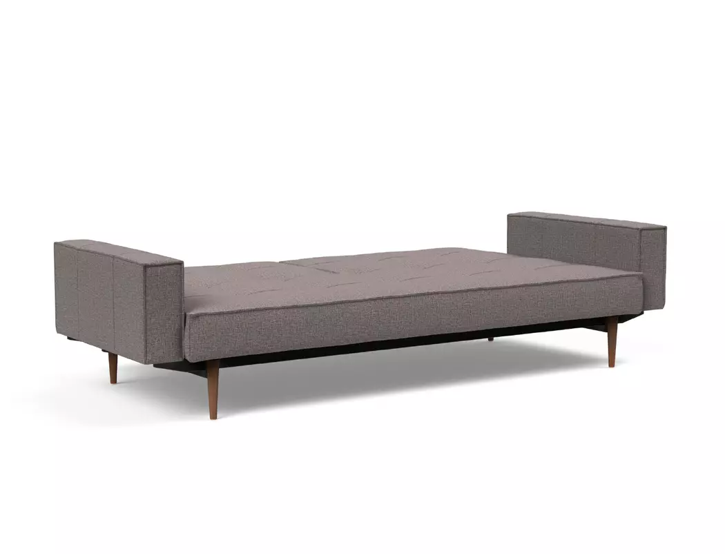 Schlafsofa mit Armlehnen Splitback Styletto dunkel