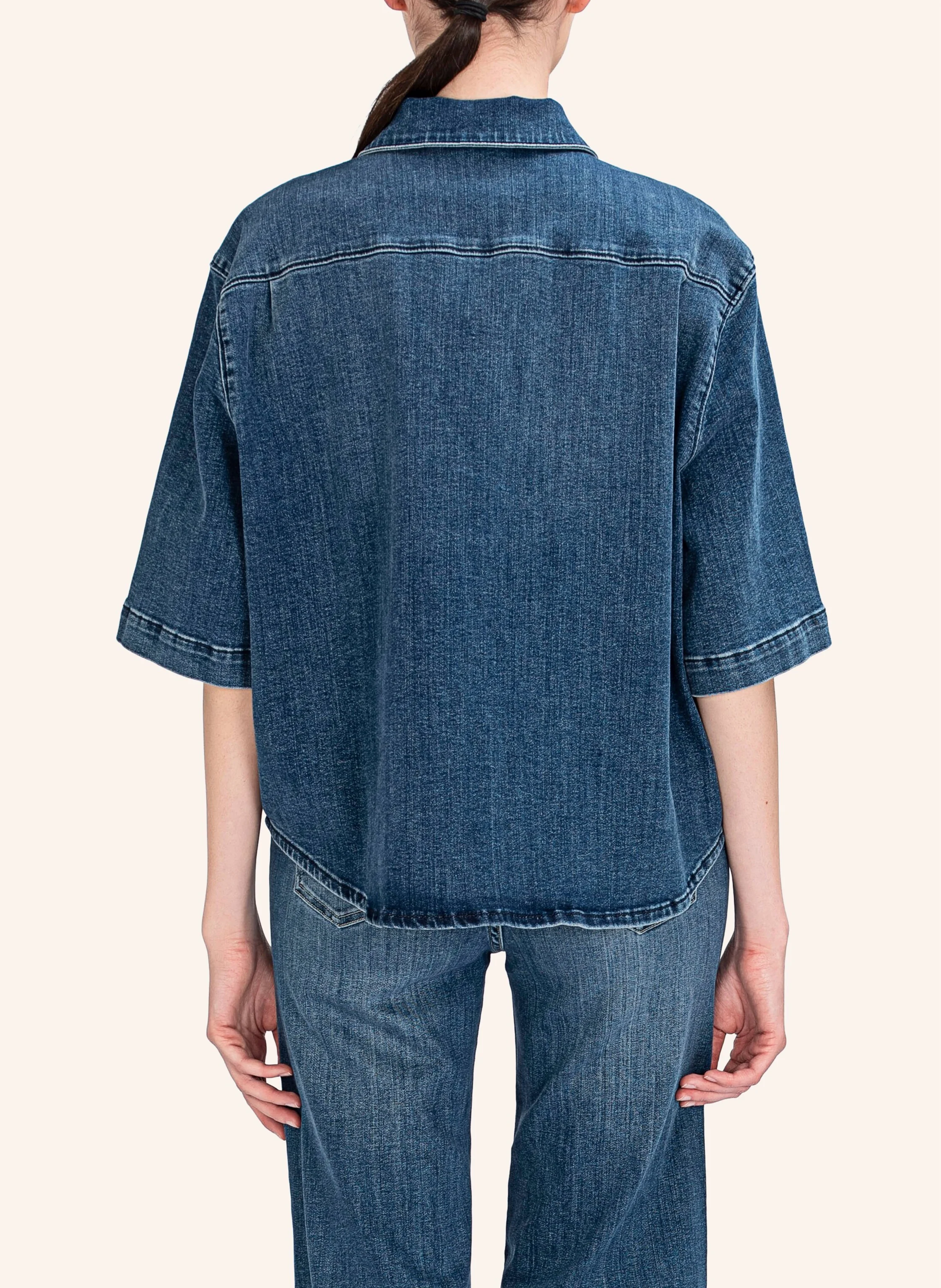 TRUE RELIGION Jeansjacke Kurzarm