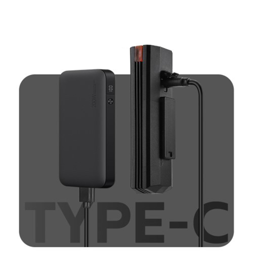 1500mAh Wiederaufladbares USB Fahrrad Licht Velo LED Warnlicht IPX4 - Hellblau