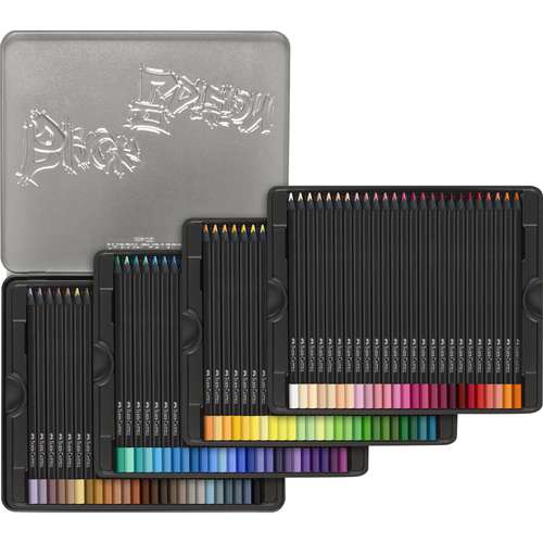 FABER-CASTELL Black Edition Buntstifte, 100er-Metalletui