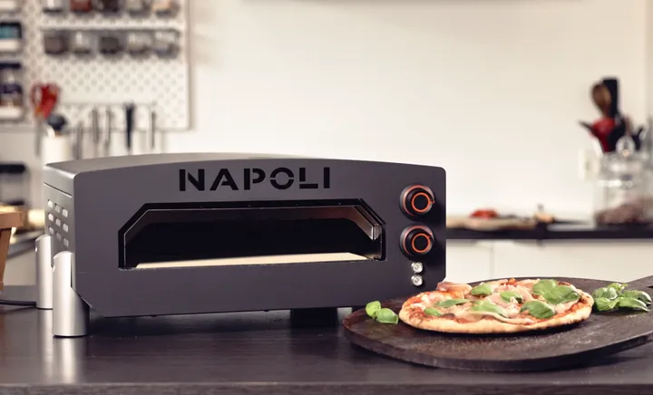 NAPOLI 13” elektrisk pizzaovn, cover, pizzaspade og infrarød termometer (785-002)