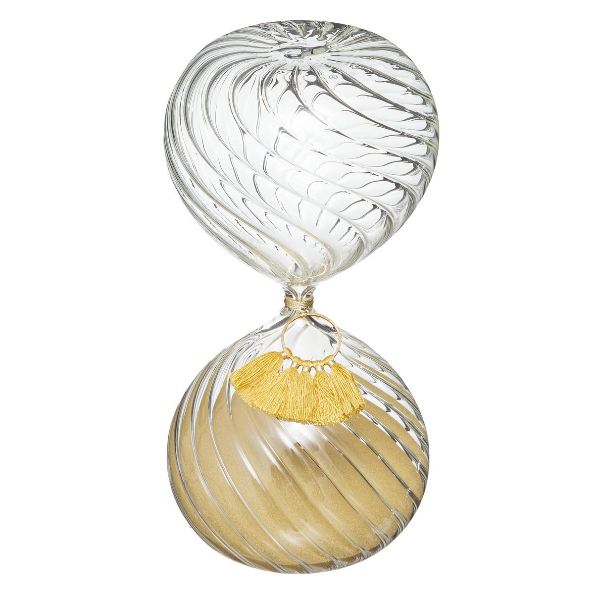 SABLIER POMPON NIGHT H.18.5CM