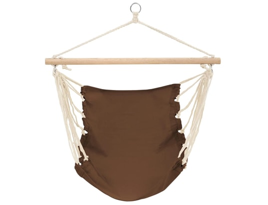 VIDAXL - Hamac chaise 100 x 80 cm chocolat