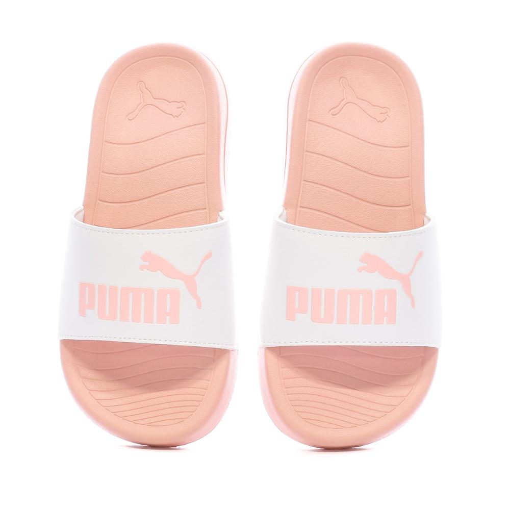 Puma Claquettes Rose Foncé/Blanc Femme Puma Popcat 20