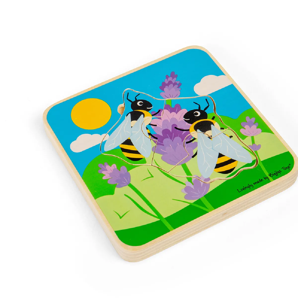 Bigjigs Toys Puzzle - Cycle de Vie de l'Abeille