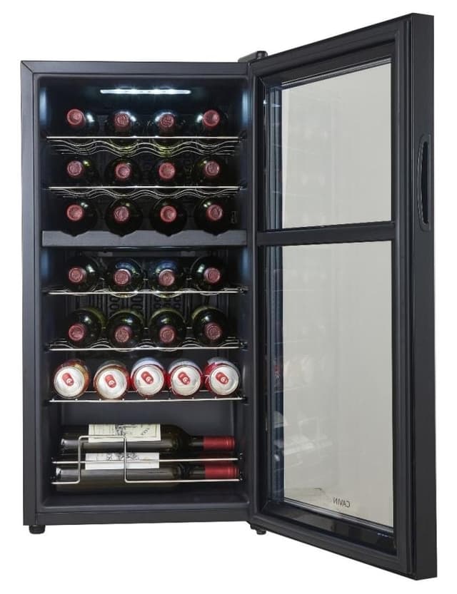 Fritstående vinkøleskab