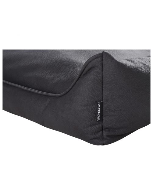 Maxxnobel Ultra Orthopedische Sofa Lederlook Zwart - Hondenbank