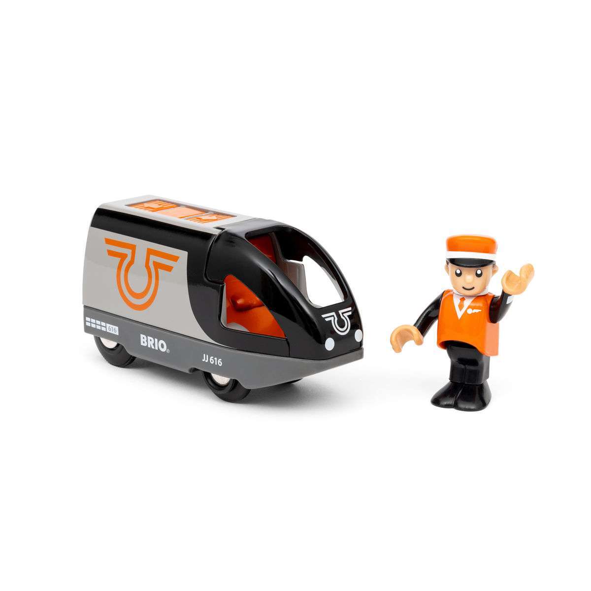 BRIO Spiel Orange-schwarzer Reisezug