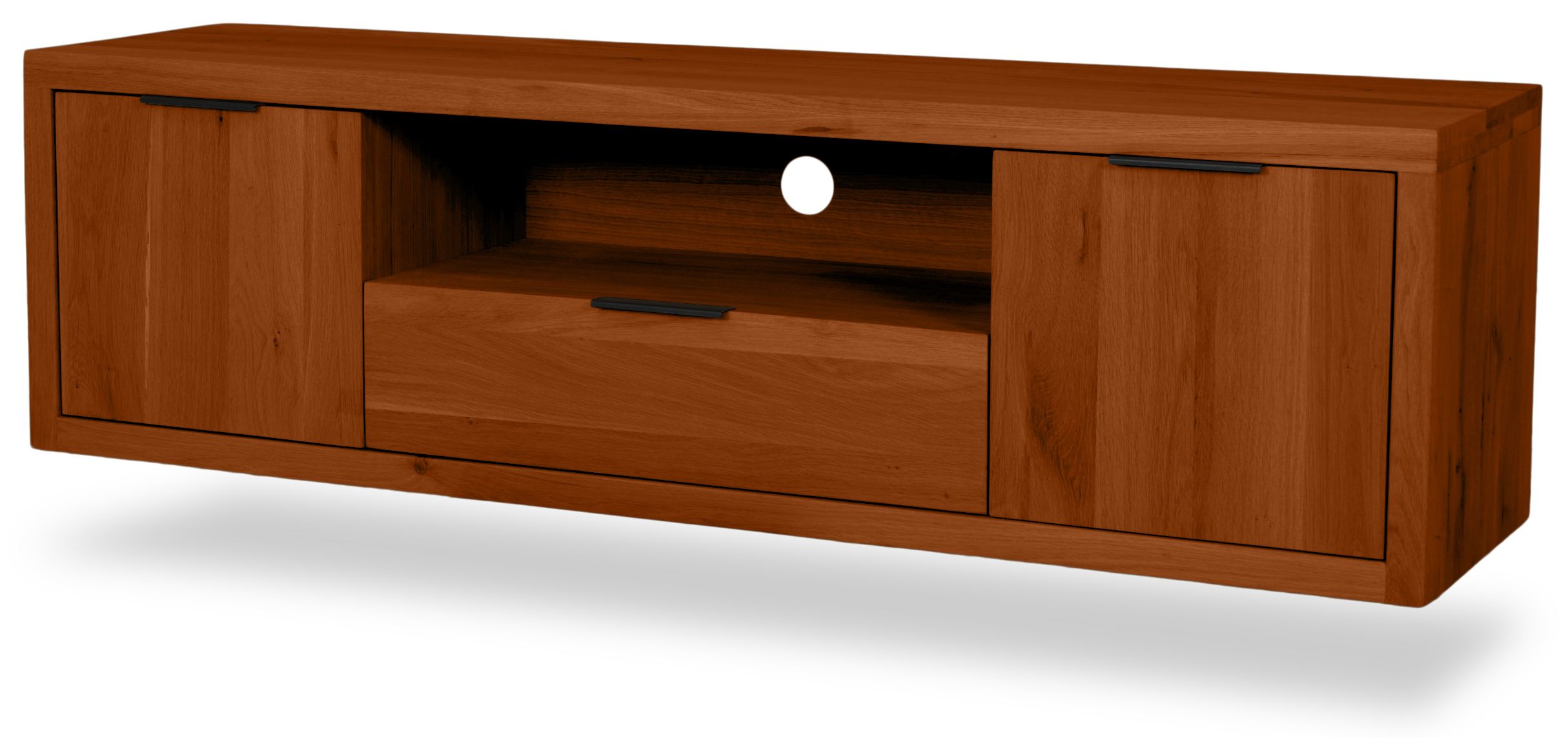 Hangend tv-meubel  Established B160 x D40 x H45 cm