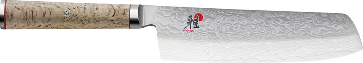 MIYABI 5000 MCD Birk Nakiri kniv, 17 cm Lysebrun