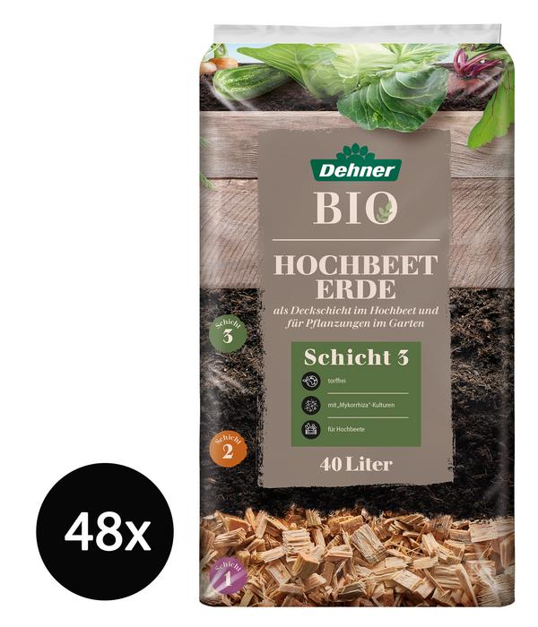 Dehner Bio Hochbeet-Erde, 48 x 40 Liter