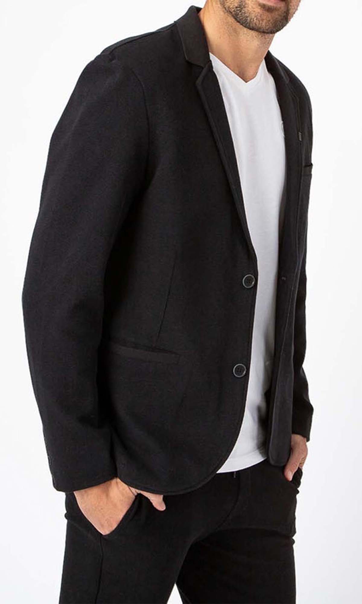 Veste Blazer Homme Souple Noire