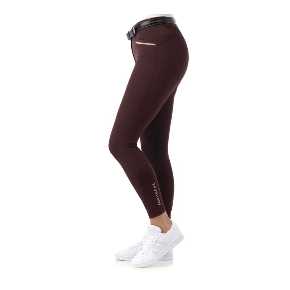 Equitheme GIZEL - Pantalon siliconé Femme prune