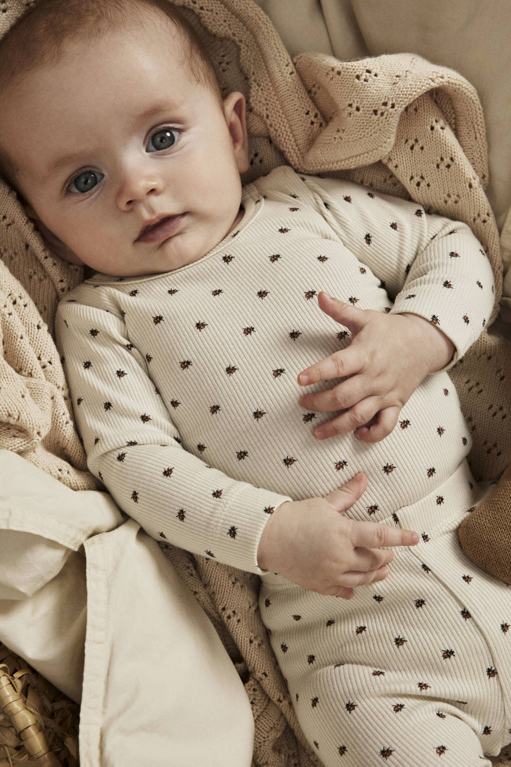 LIL' ATELIER romper NBNLAGO offwhite/rood