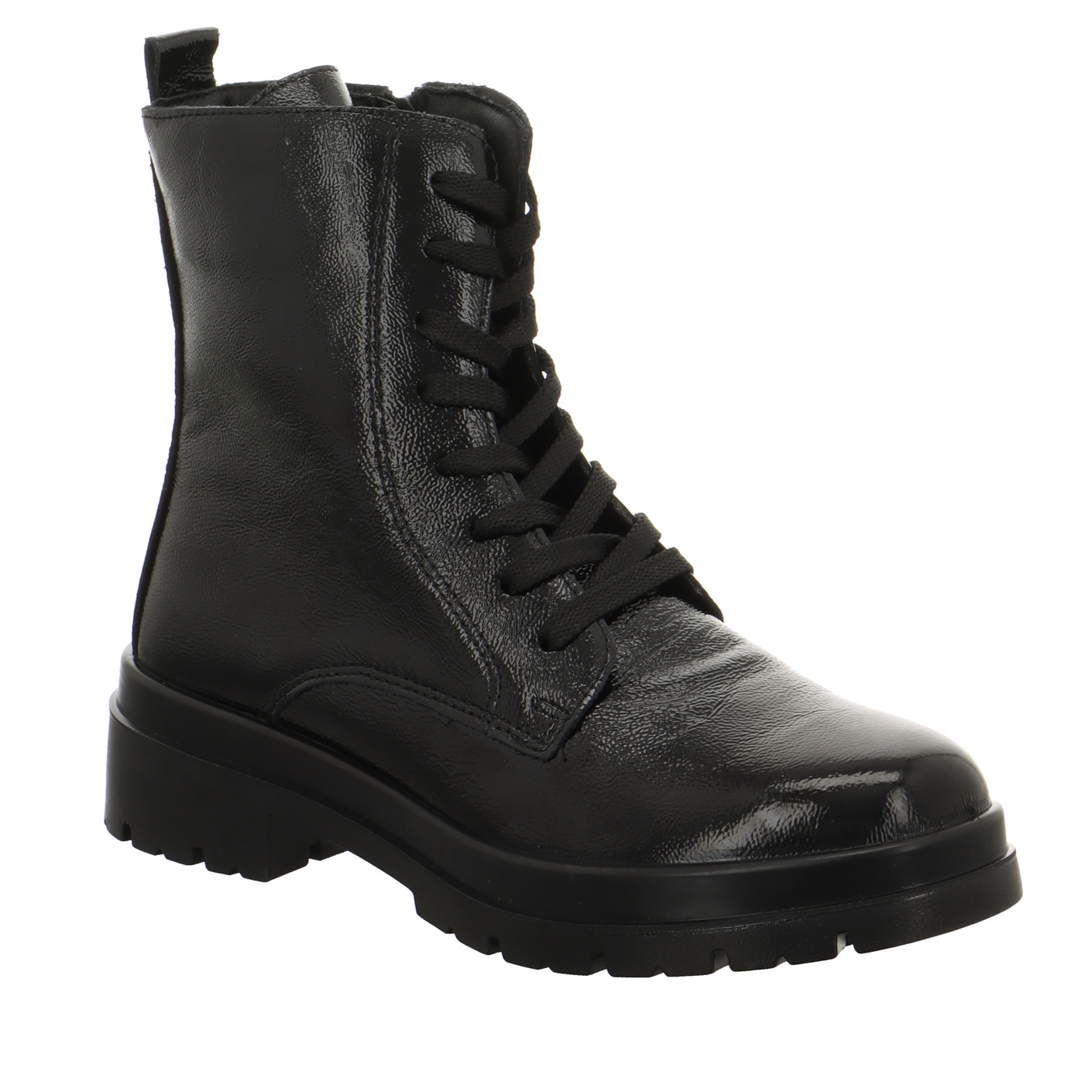 Schnürboots schwarz