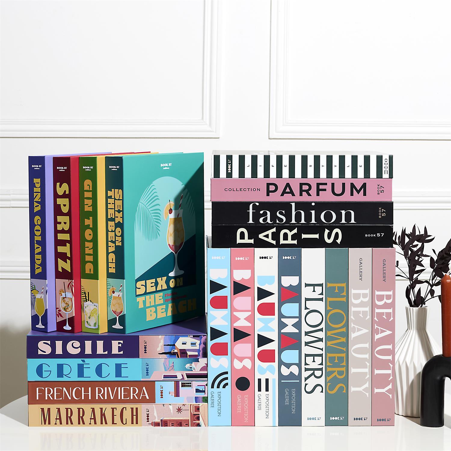 LIVRE RANGEMENT DECO PARIS LIFESTYLE 33X25CM