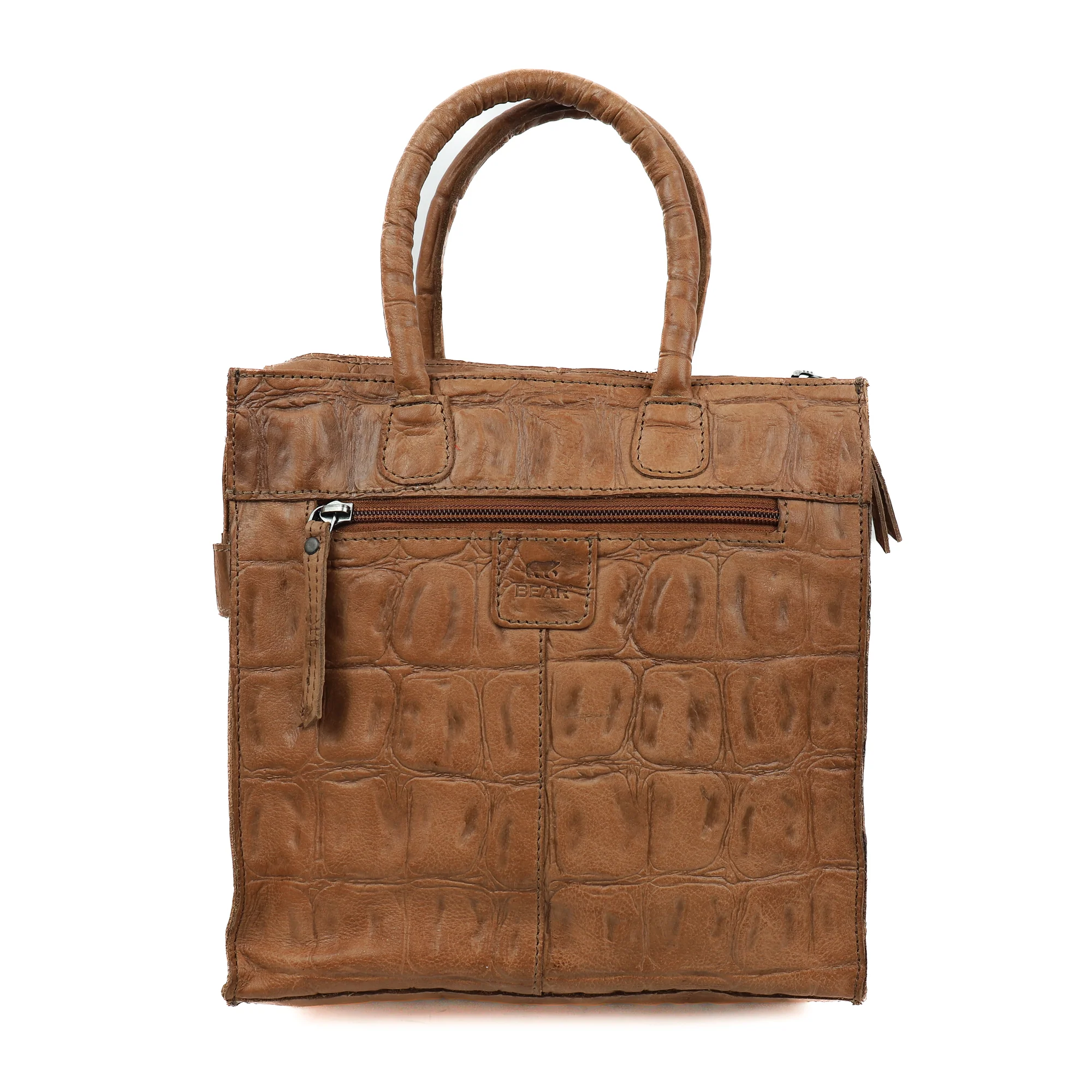 Bear Design Croco Hand Schoudertas Bonnie Taupe CR2172