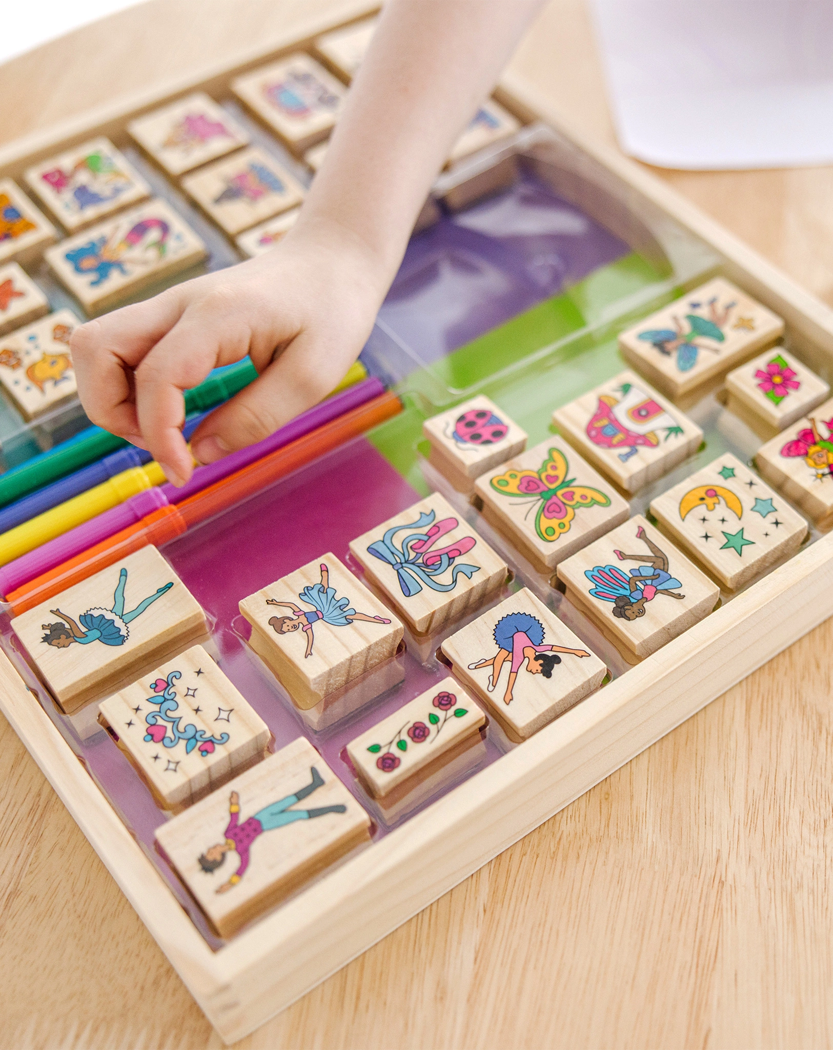 Stempel-Set DELUXE - MÄRCHEN aus Holz