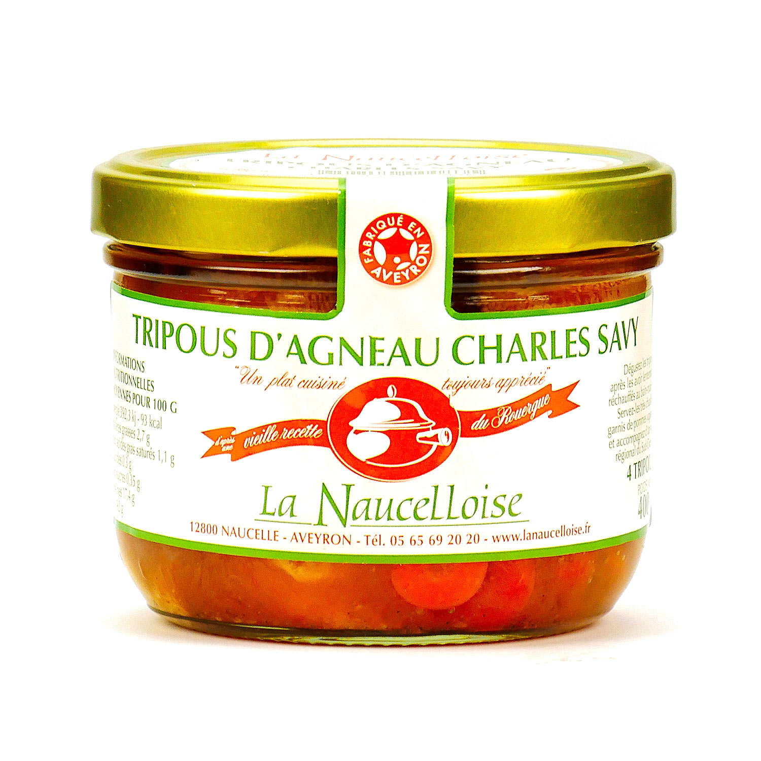 Tripous d'agneau recette Charles Savy