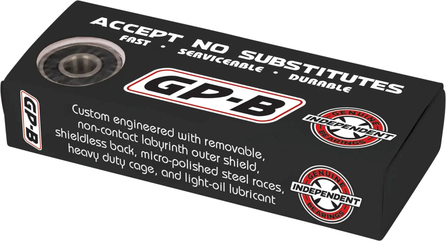Independent GP-B Abec 7 Skateboard Kuglelejer 8-Pak - Skateboards