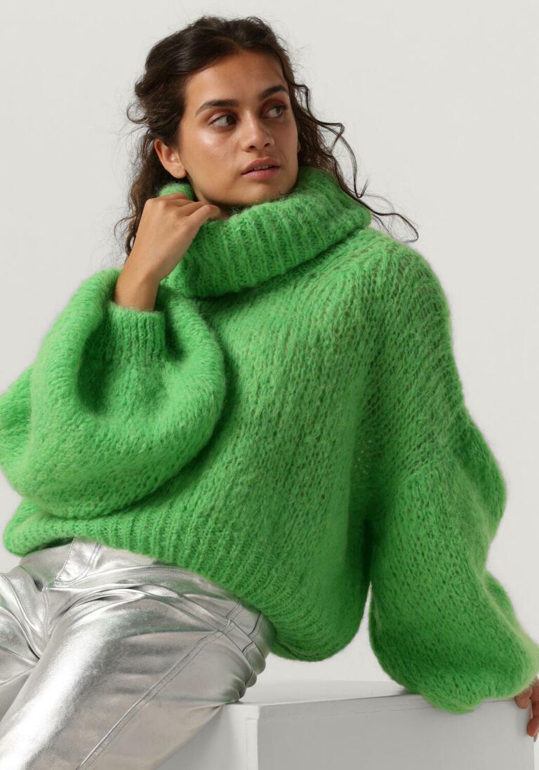 AMERICAN DREAMS groene american dreams coltrui pepper roll neck cropped