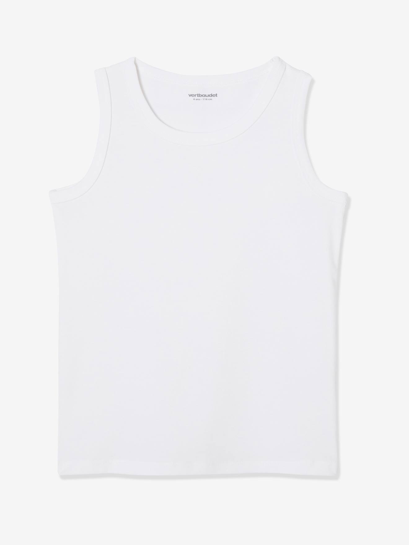 Conjunto de 3 camisetas regatas azuis claras bicolor/multicoloridas para meninos