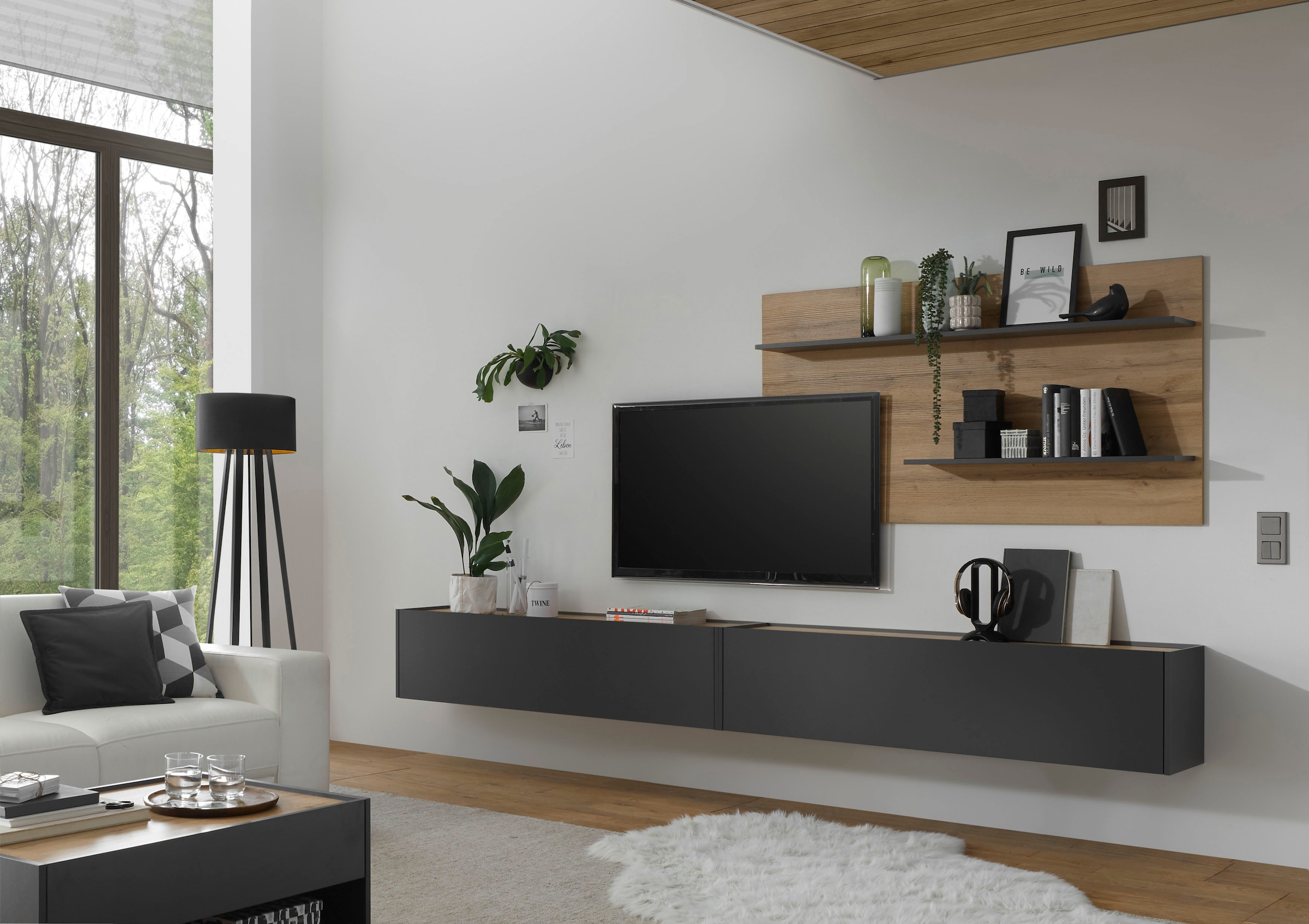 INOSIGN Wohnwand »City/Giron, moderne Anbauwand, Komplettset in vielen Farben verfügbar« Set, 3 Stk. tlg.