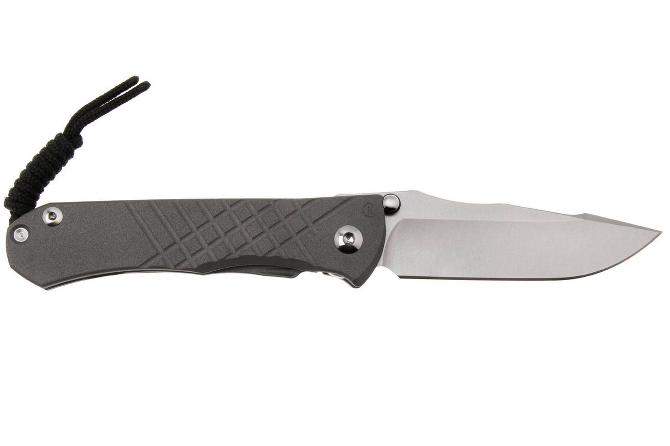 Chris Reeve Umnumzaan Drop Point UMN-1001 CPM-MagnaCut, Titanium, linkshandig zakmes