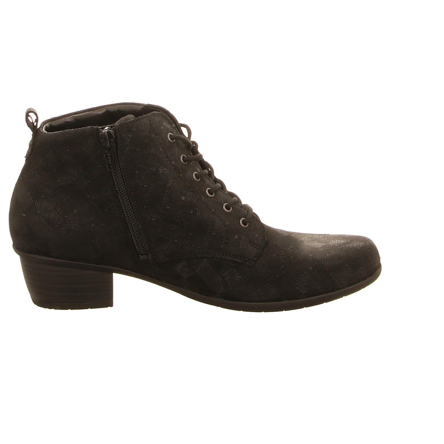 Waldläufer Stiefelette schwarz
