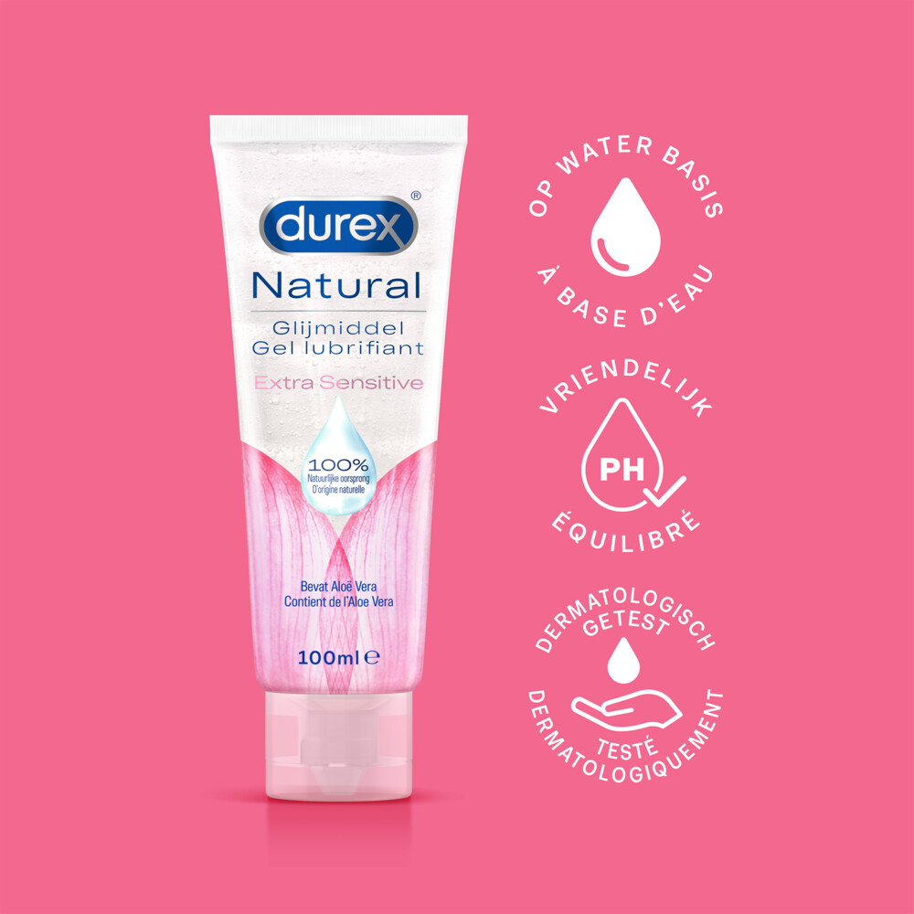Durex Glijmiddel Natural Pure en Extra Sensitive en Hydraterend Pakket