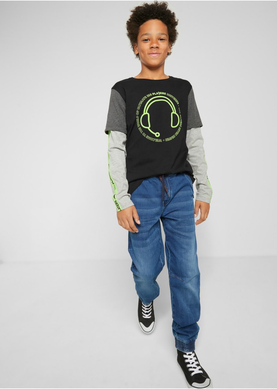 T-shirt garçon double épaisseur