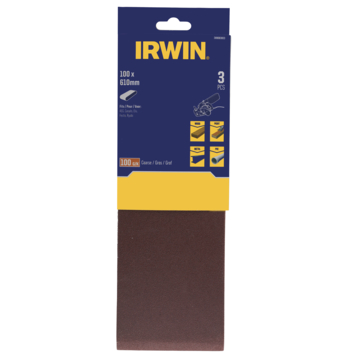 Irwin schuurband 100 x 610 mm K60 voor Makita, 3 stuks