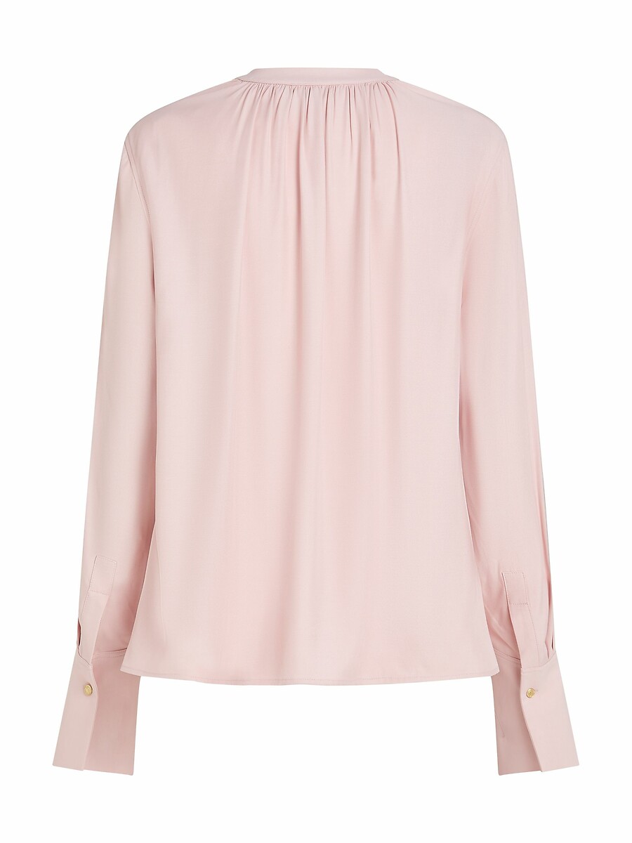 TOMMY HILFIGER<br>Blusa com decote em V e mangas compridas