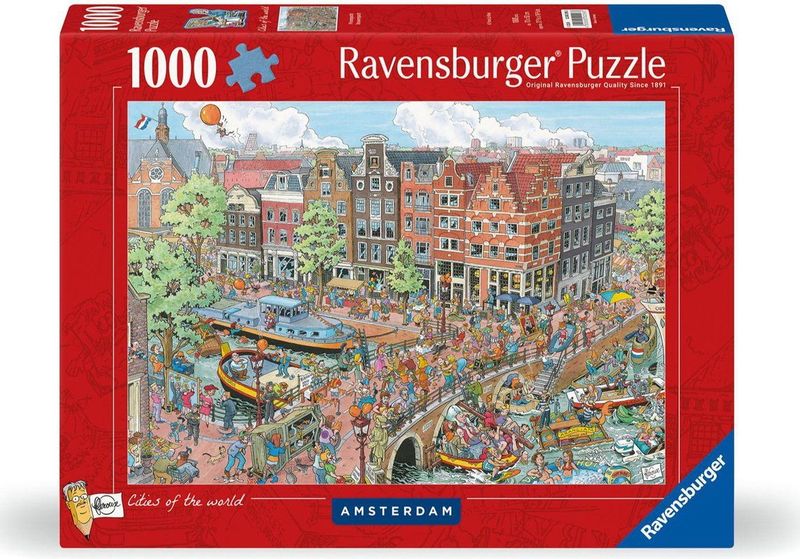 Ravensburger - Fleroux Amsterdam - Puzzel - 1000 Stukjes - Karton
