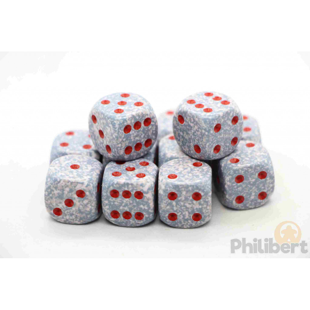 Set de 12 Dés 6 Faces Speckled