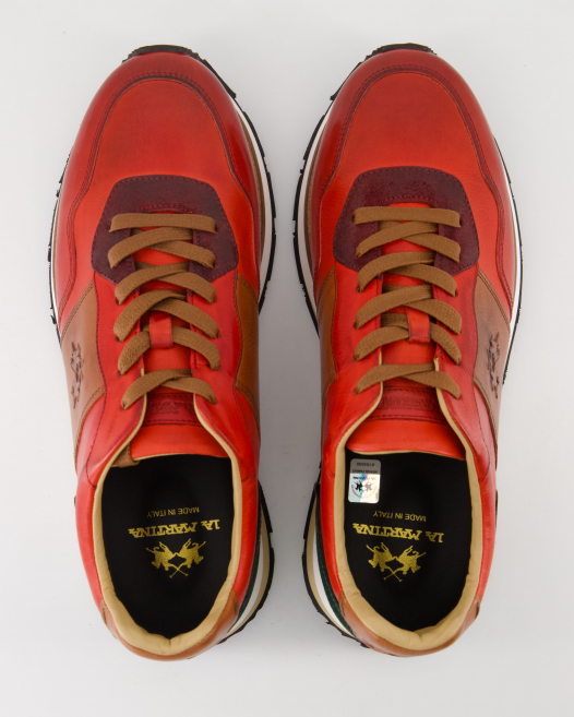 La Martina LFM242.070.4200 Sneaker in Rot