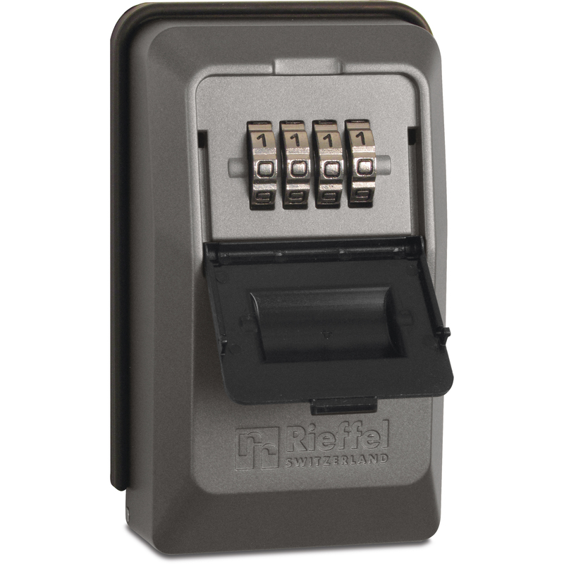 Rieffel Schlüsseltresor KSB-L, 8.4 x 5 x 13.6 cm, dunkelgrau