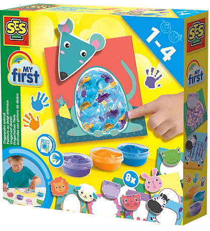 SES Creative - Mein erstes Fingerfarbe - Tiere