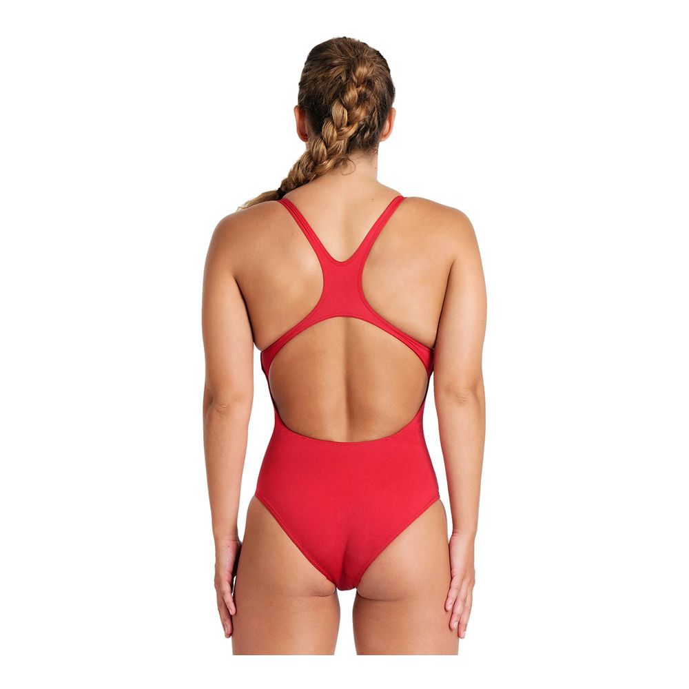 Arena PRO SOLID - Maillot de bain 1 pièce Femme red/white