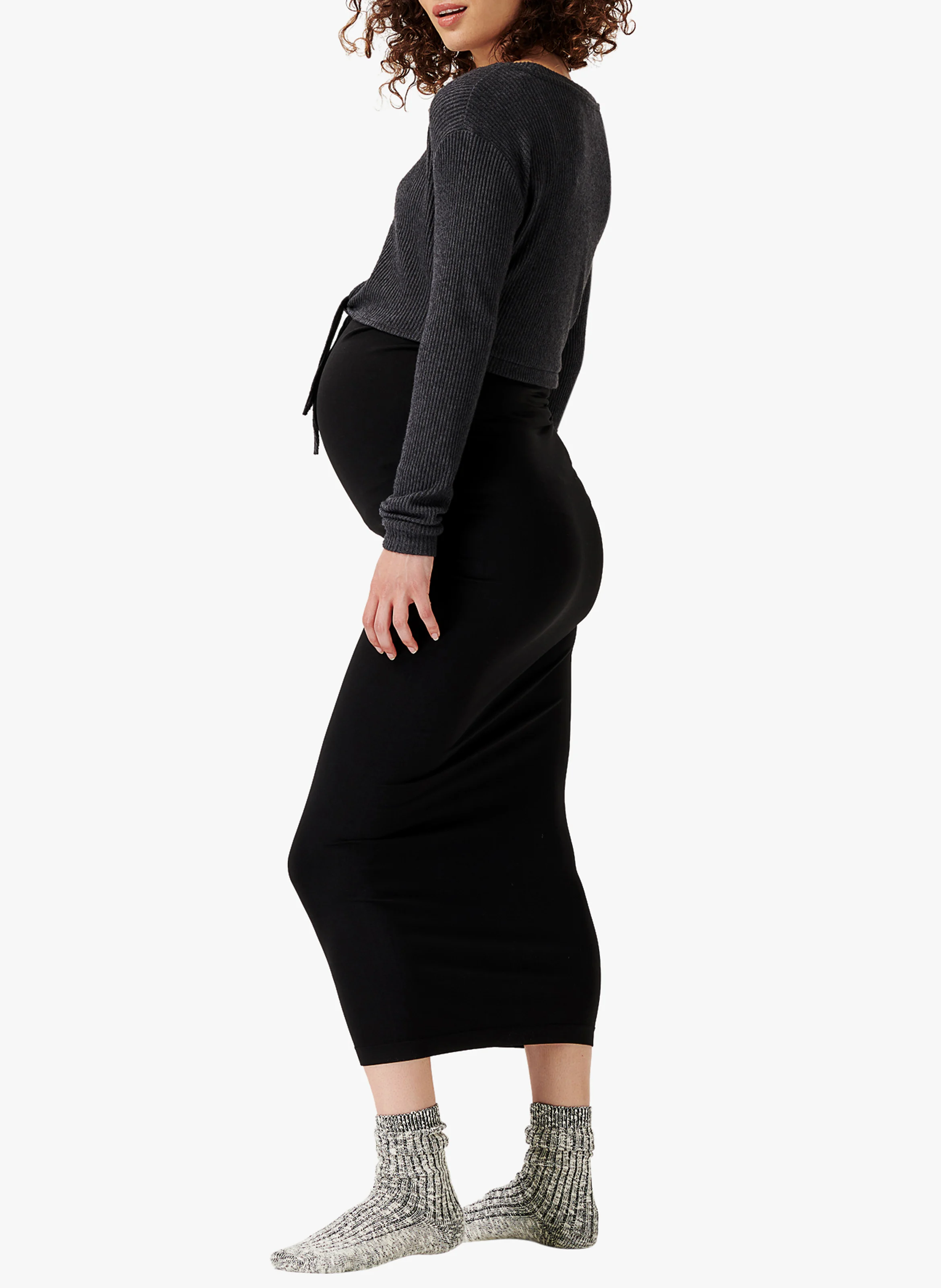 PIER - T-shirt de grossesse et d'allaitement | Gris