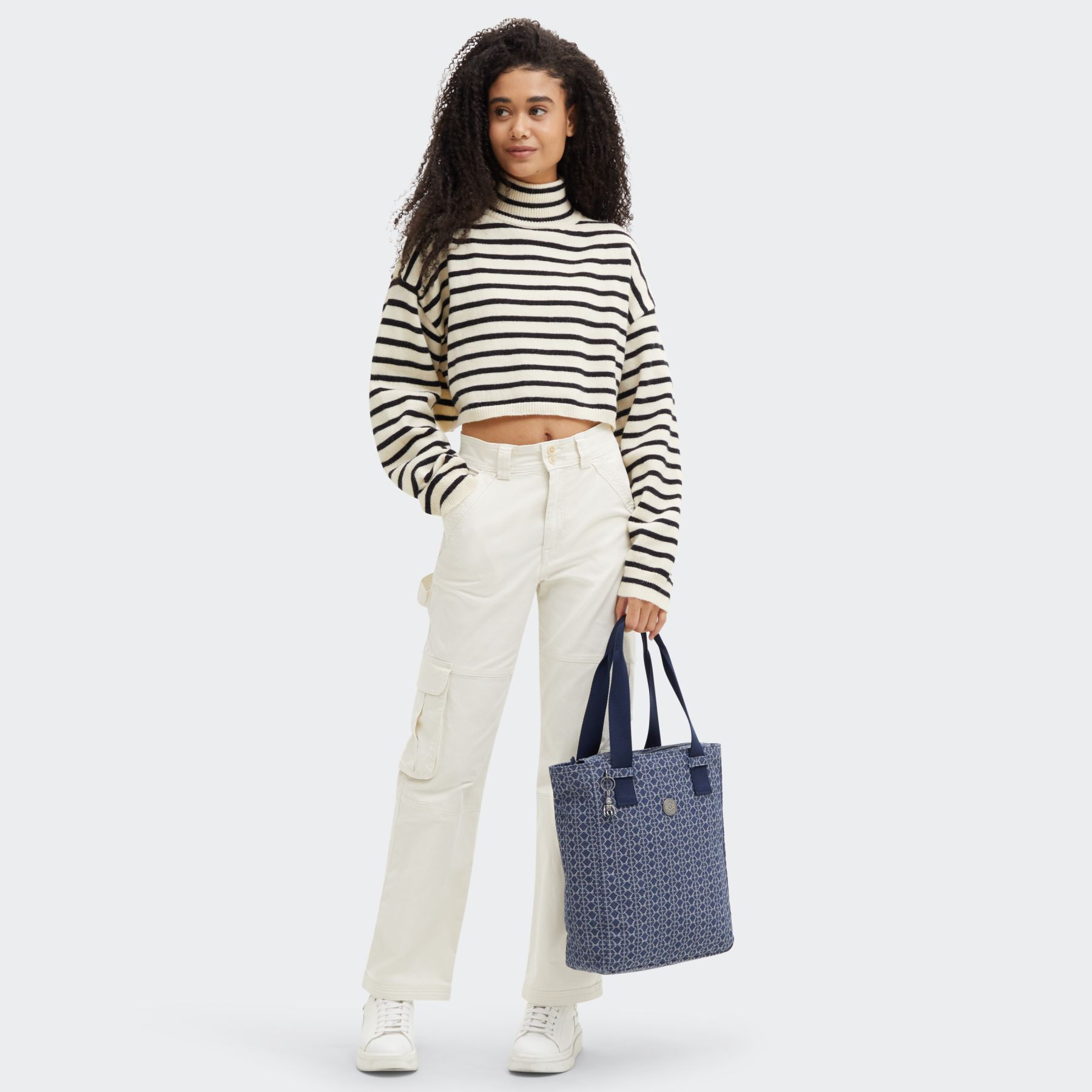 JOWNS Fourre-tout de taille moyenne avec fermeture zippée - Signature Denim