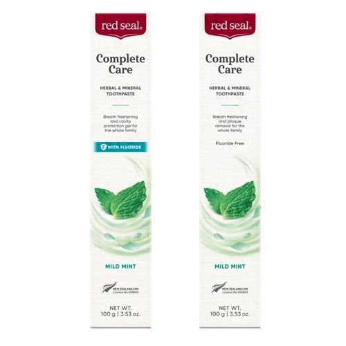 rode zegel - Complete Care Kruiden- en Minerale Tandpasta met Fluoride
