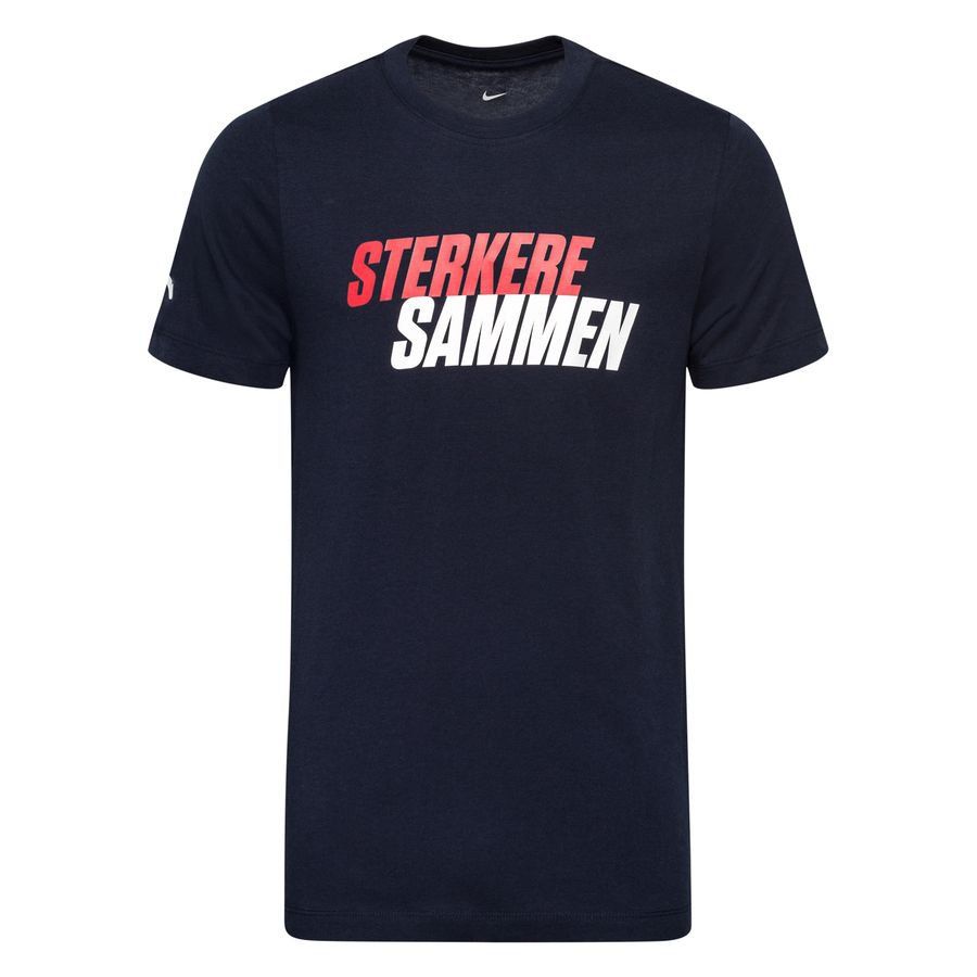 Norvège T-Shirt Sterkere Sammen - Bleu Marine Enfant