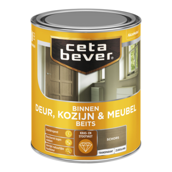 CetaBever Deur, Kozijn & Meubelbeits zijdeglans transparant schors 750 ml
