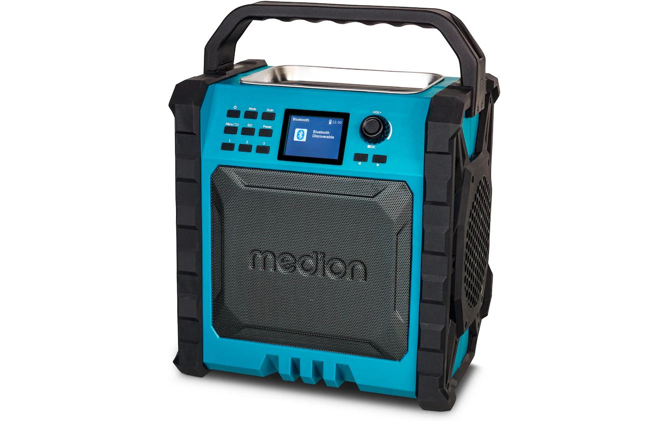 Baustellenradio LIFE P66896 HimmelblauRobustes, praktisches Outdoor-Radio